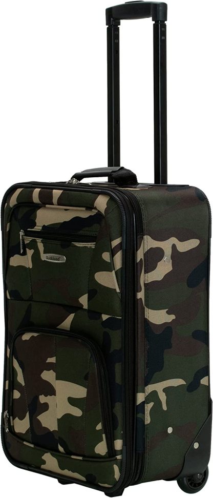 Rockland F32-charcoal, Juego De Equipaje, Carbón, Una Talla