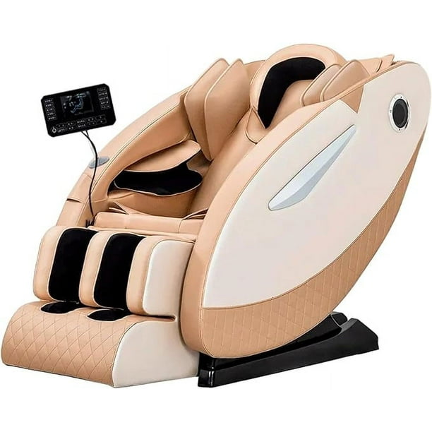 Sillón de Masaje Bluelander Gravedad Cero, Cuerpo Completo, Control Remoto, Café