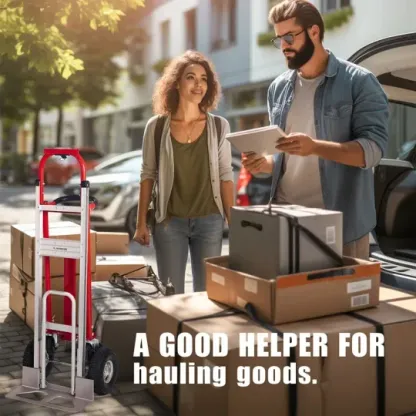 Carro industrial plegable de alta resistencia con capacidad de 1000 libras, diseño 3 en 1, con 4 ruedas, plataforma plegable, carretilla de mano de aluminio para mudanzas en almacenes, supermercados, jardines.