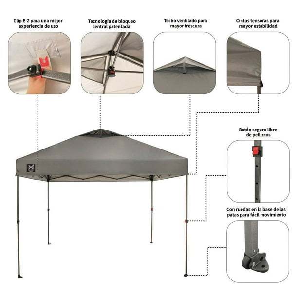 Toldo Instantáneo Member's Mark 3x3 m