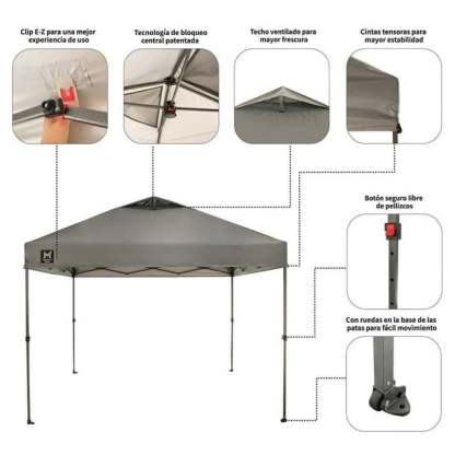 Toldo Instantáneo Member's Mark 3x3 m