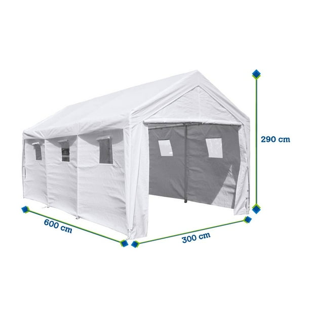 Toldo King Canopy más Paredes 3 x 6 m