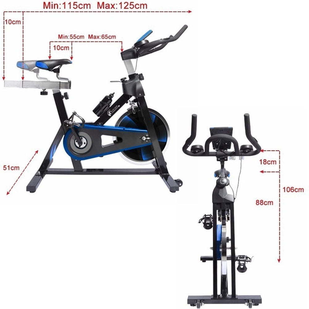 Bicicleta Spinning 18kg CENTURFIT Profesional Fija Uso Rudo