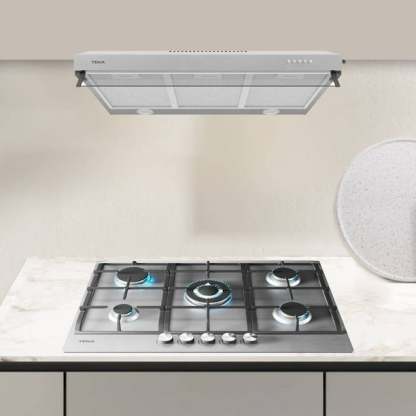 Combo Parrilla a Gas Teka Deluxe 75 + Campana Extractora