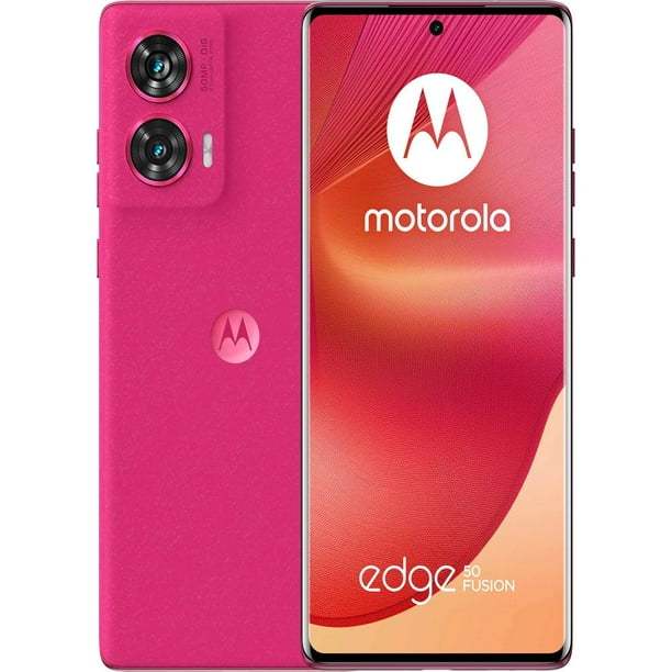 Combo Smartphone Motorola Edge 50 Fusion 256 GB Rosa Telcel + Moto Buds