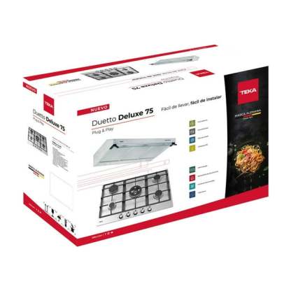 Combo Parrilla a Gas Teka Deluxe 75 + Campana Extractora