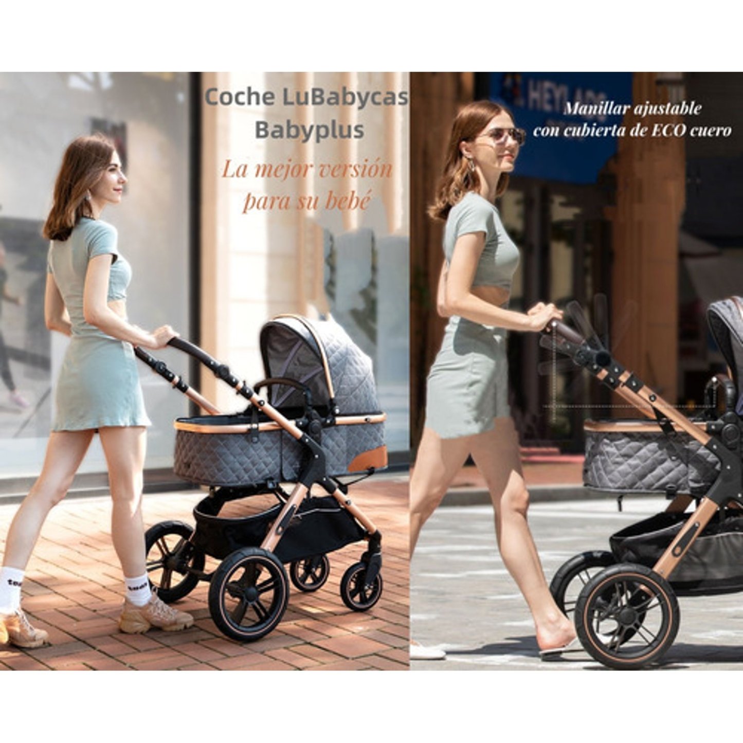 Coche Cuna Con Silla Nido Y Accesorios Lubabycas