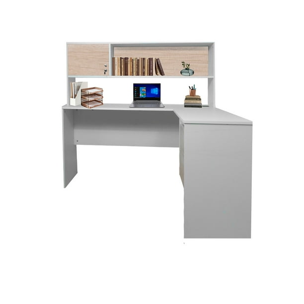 Escritorio En L Para Computadora SELINN Con Cajones