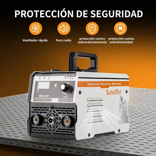 Soldadora portátil de doble voltaje 110/220V con inversor digital IGBT y pantalla digital LED