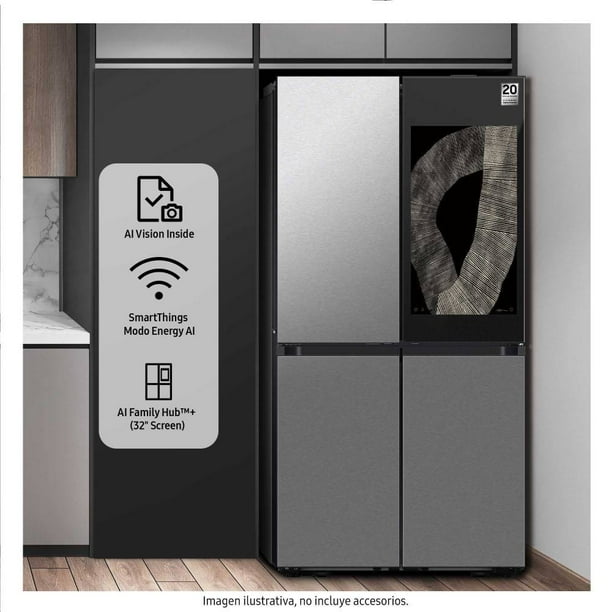 Refrigerador Samsung Bespoke 23 Pies Cúbicos French Door RF23DB9950QDEM