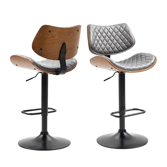 Banco Eke Life Home 2058 color negro de 113cm de alto