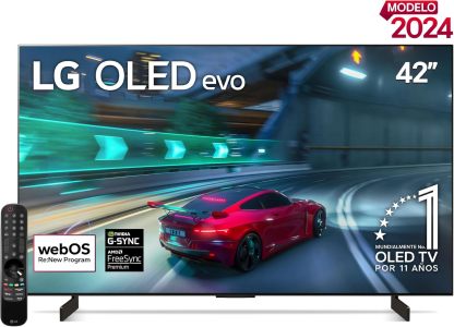 LG Pantalla OLED EVO 55 Pulgadas 4K Smart TV 2024 ThinQ AI OLED55C4PSA