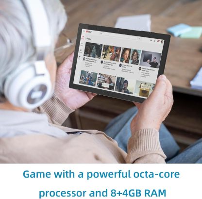 Tablet con teclado 2 en 1, Android 11, 10.1 pulgadas FHD, con teclado/mouse/funda/lápiz capacitivo/película templada, 64 GB+2 GB, Wi-Fi, cámara dual 8 MP, procesador quad core, batería 6,000 mAh, rosa