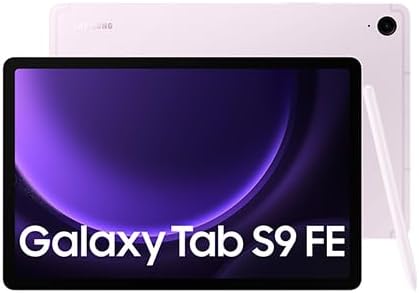 SAMSUNG Galaxy Tab S9 FE Lavanda 8GB RAM 256GB, Spen, Smart Book Cover, Nacional con Garantía