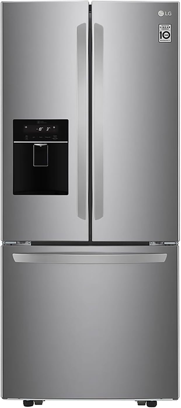 REFRIGERADOR 22" COLOR ACERO INOX FRENCH DOOR INVERTER MARCA LG GM22SGPk