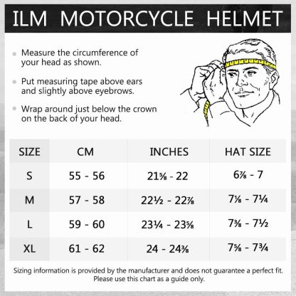 ILM - Casco deportivo doble para motocicleta, visor para el sol, casco para todoterreno, motocross, certificado por el DOT.