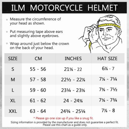 ILM - Casco deportivo doble para motocicleta, visor para el sol, casco para todoterreno, motocross, certificado por el DOT.