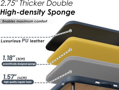 CLORIS - Mesa de masaje profesional de 84 pulgadas, portátil, 2 plegables, ligera, para spa, cama de tatuaje, altura ajustable con bolsa de transporte y pierna de aluminio que soporta hasta 1000