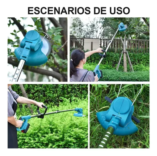 Desbrozadora Inalámbrica Electrica Podadora Cortadora Pasto