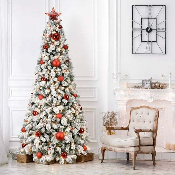 Árbol de Navidad Artificial Member's Mark con Esferas 2.43 m