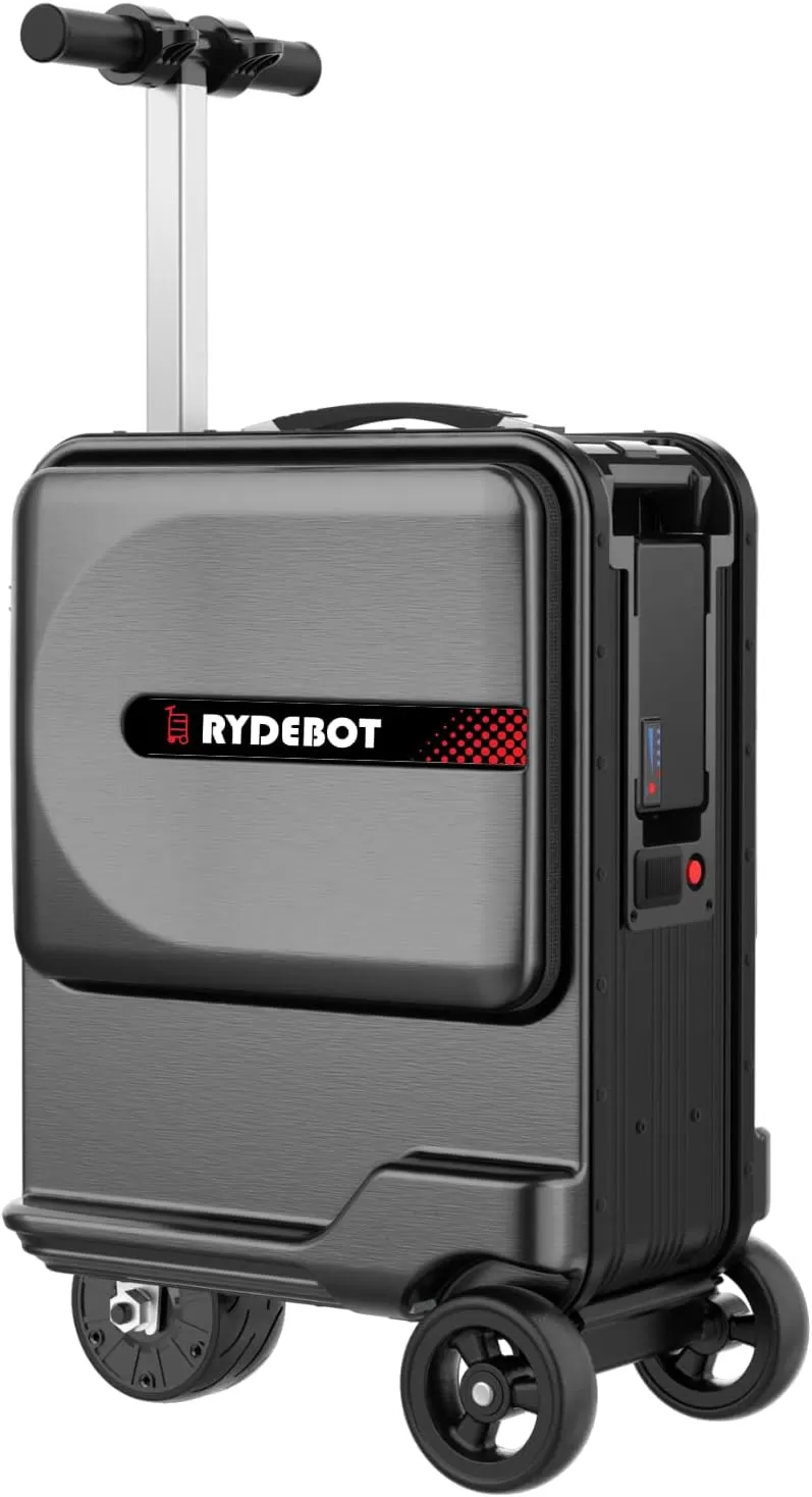RYDEBOT PULEDRO II - MALETA DE MANO/EQUIPAJE MOTORIZADO INTELIGENTE PARA ADULTOS/NIÑOS
