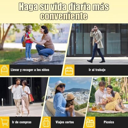 HONEYWHALE U3 PRO Bicicleta Electrica para Adultos, Moto Electrica con Alarma, Potencia Motor 650W-Max, Velocidad 31KM/H-Max, Autonomia 60KM, Bateria 20AH de Gran Capacidad