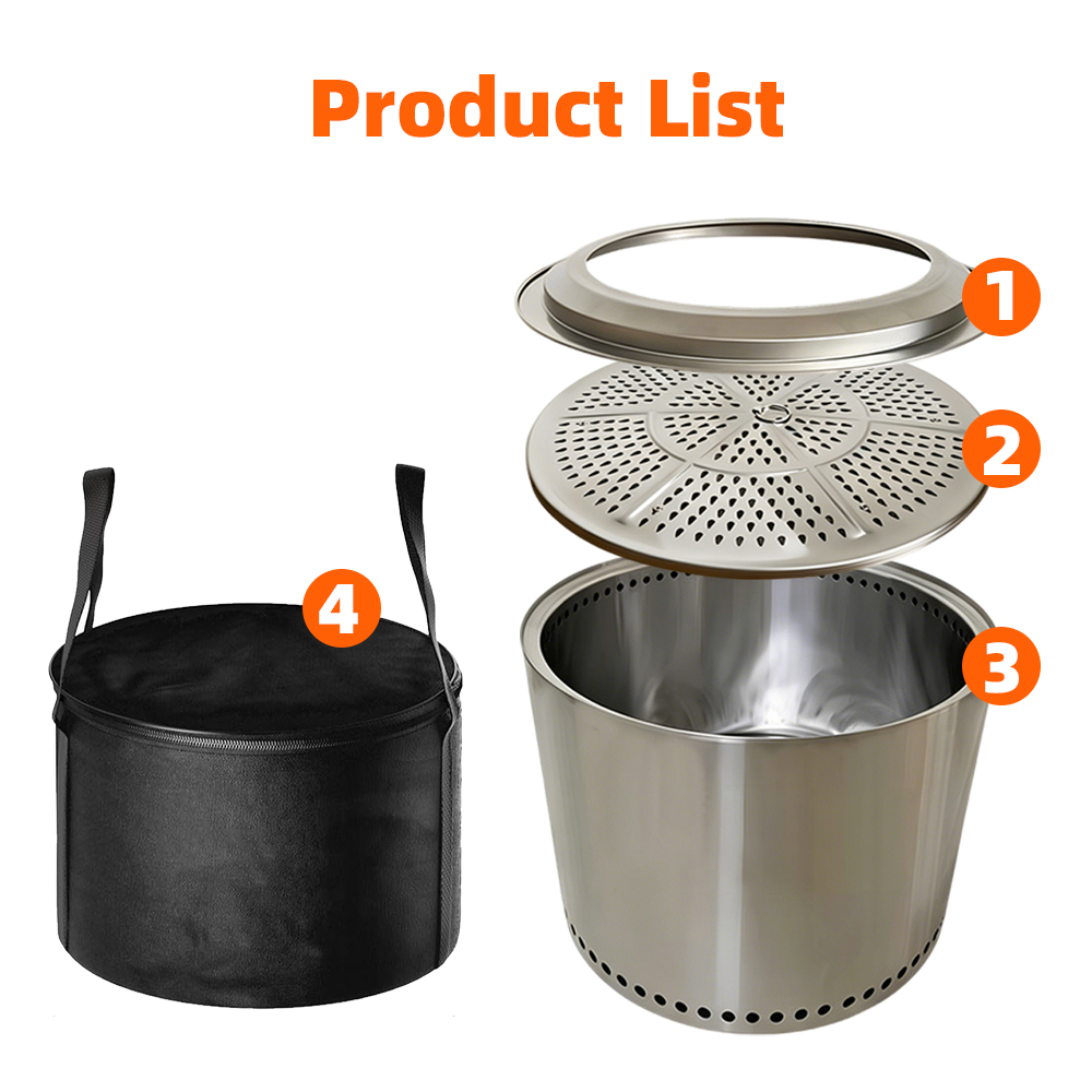 Portable Smokeless Fire Pit