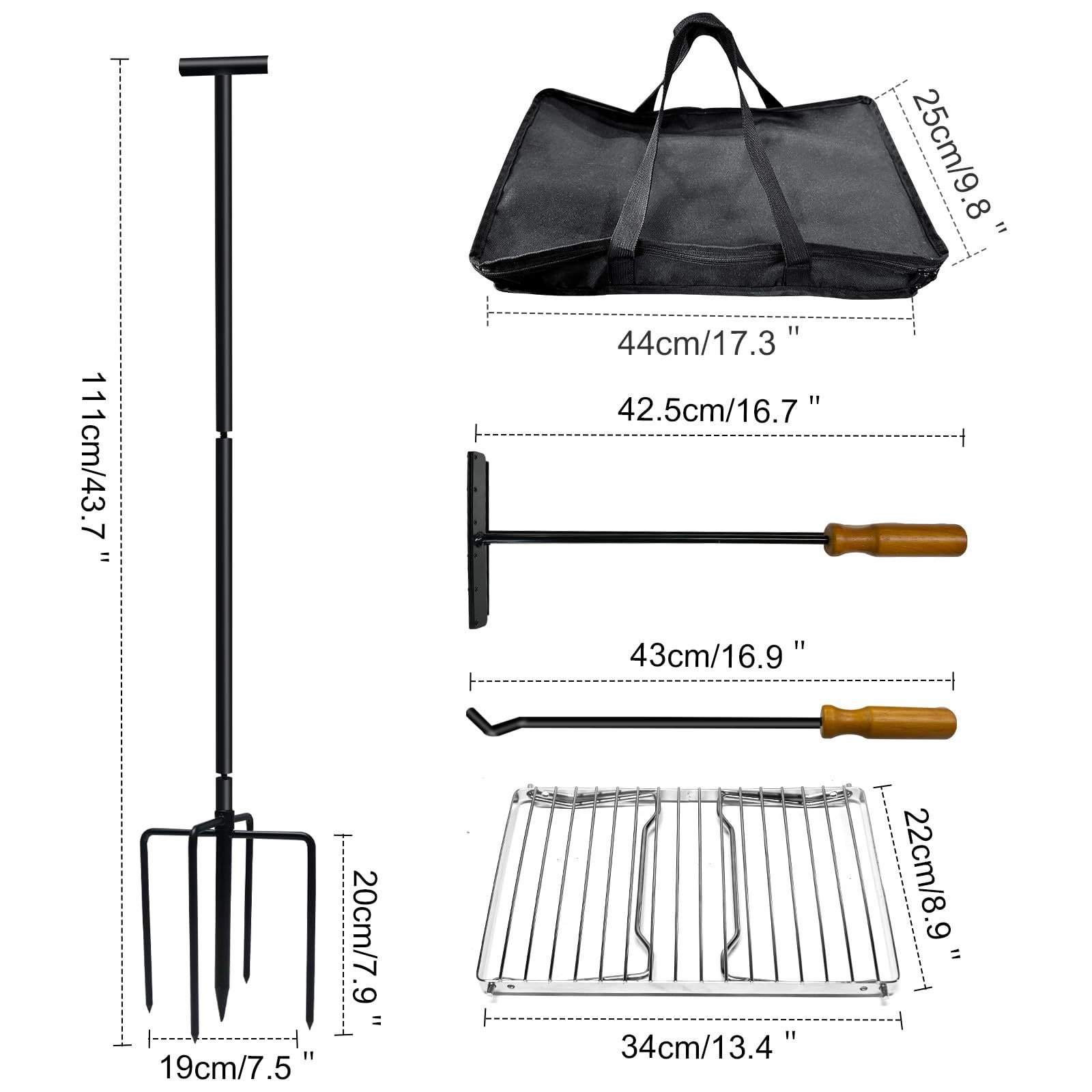 BBQ Grill Grate Kit for Fire Pit