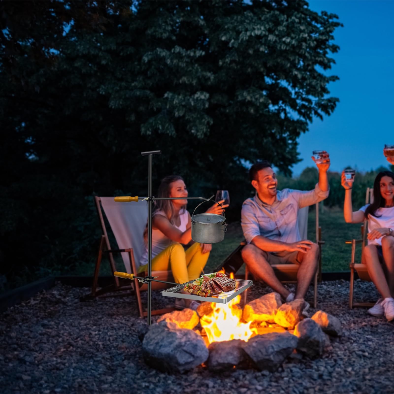 BBQ Grill Grate Kit for Fire Pit