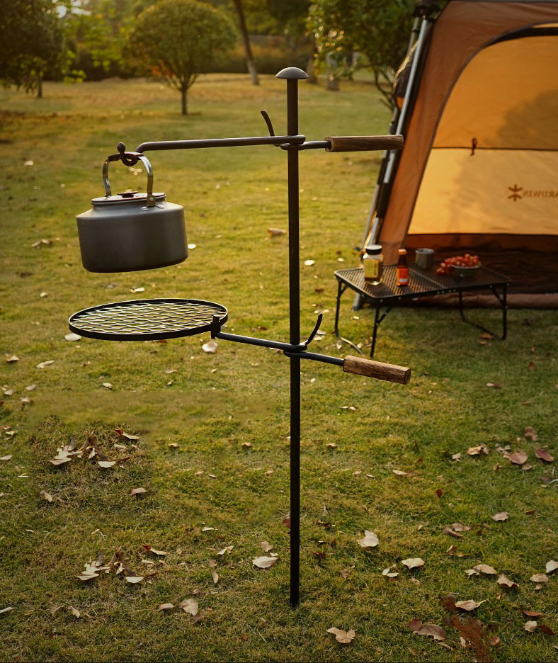 Round Iron Cooking Grate for Fire Pit
