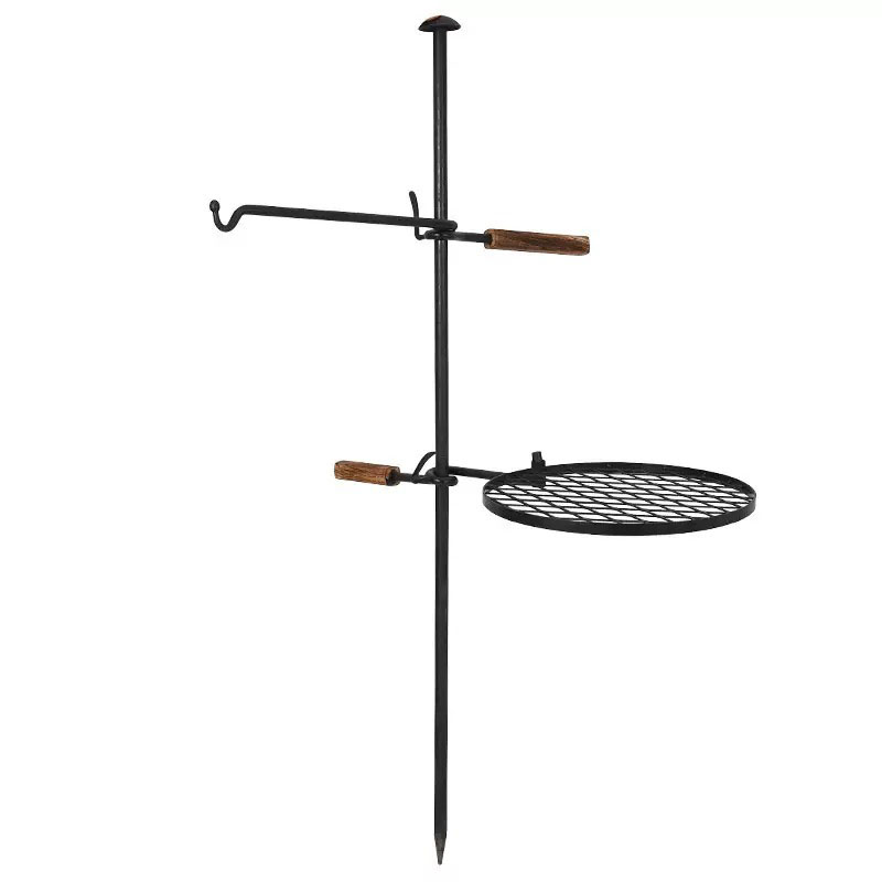 Round Iron Cooking Grate for Fire Pit