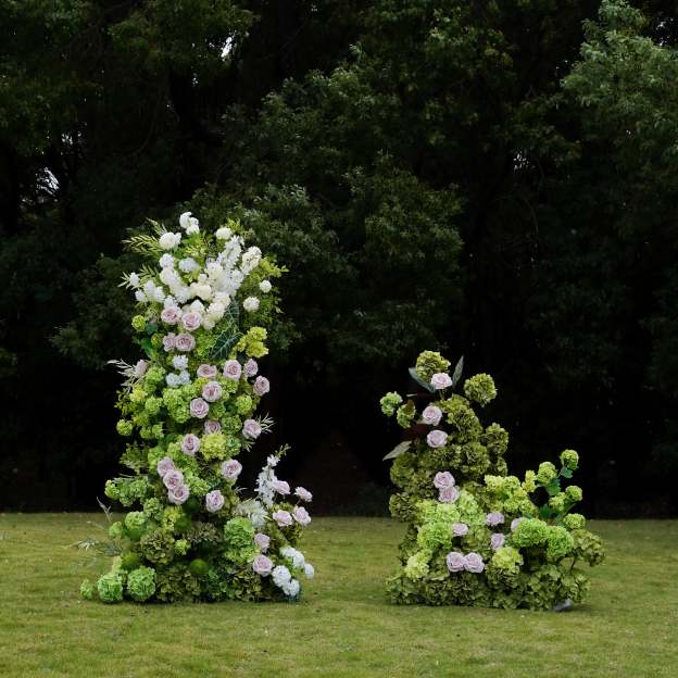 2025 New Wedding Party Background Floral Arch Decoration