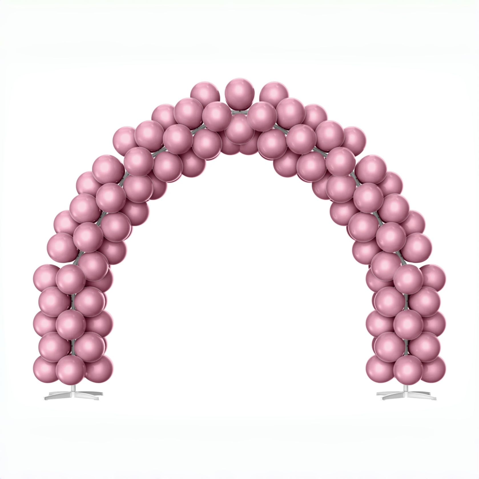 Soft Mist Dusty Pink Balloon Arch Kit