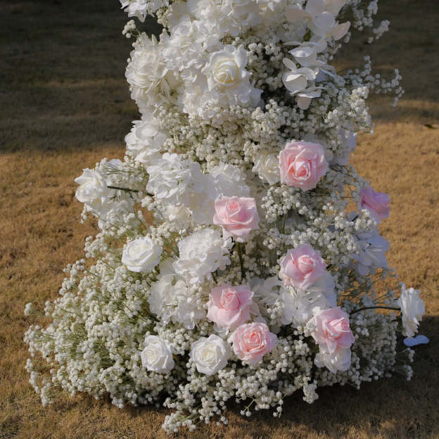 Frieda： Wedding Party Background Floral Arch Decoration