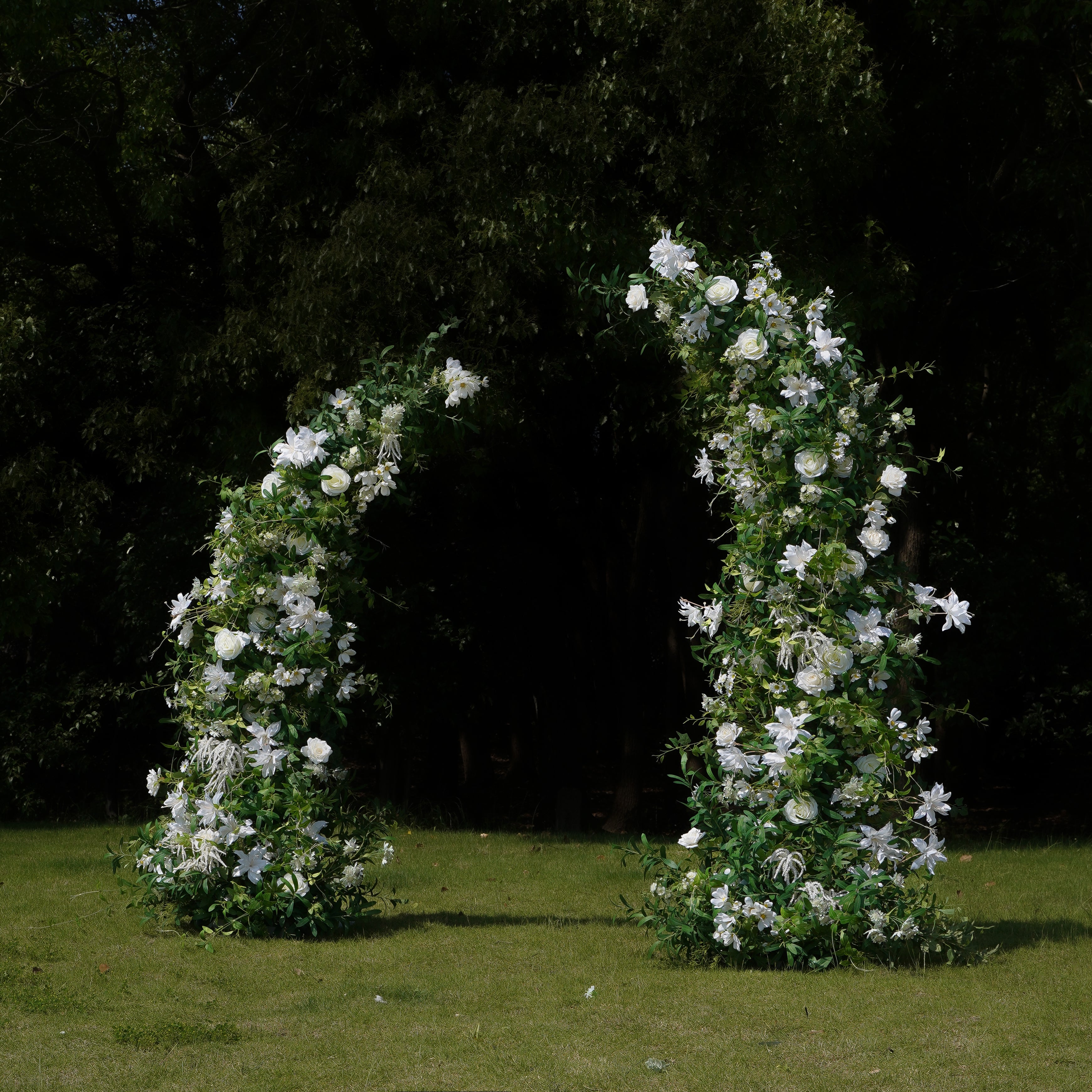 Willow：flower arch:2025 New Wedding Party Background Floral Arch Decoration