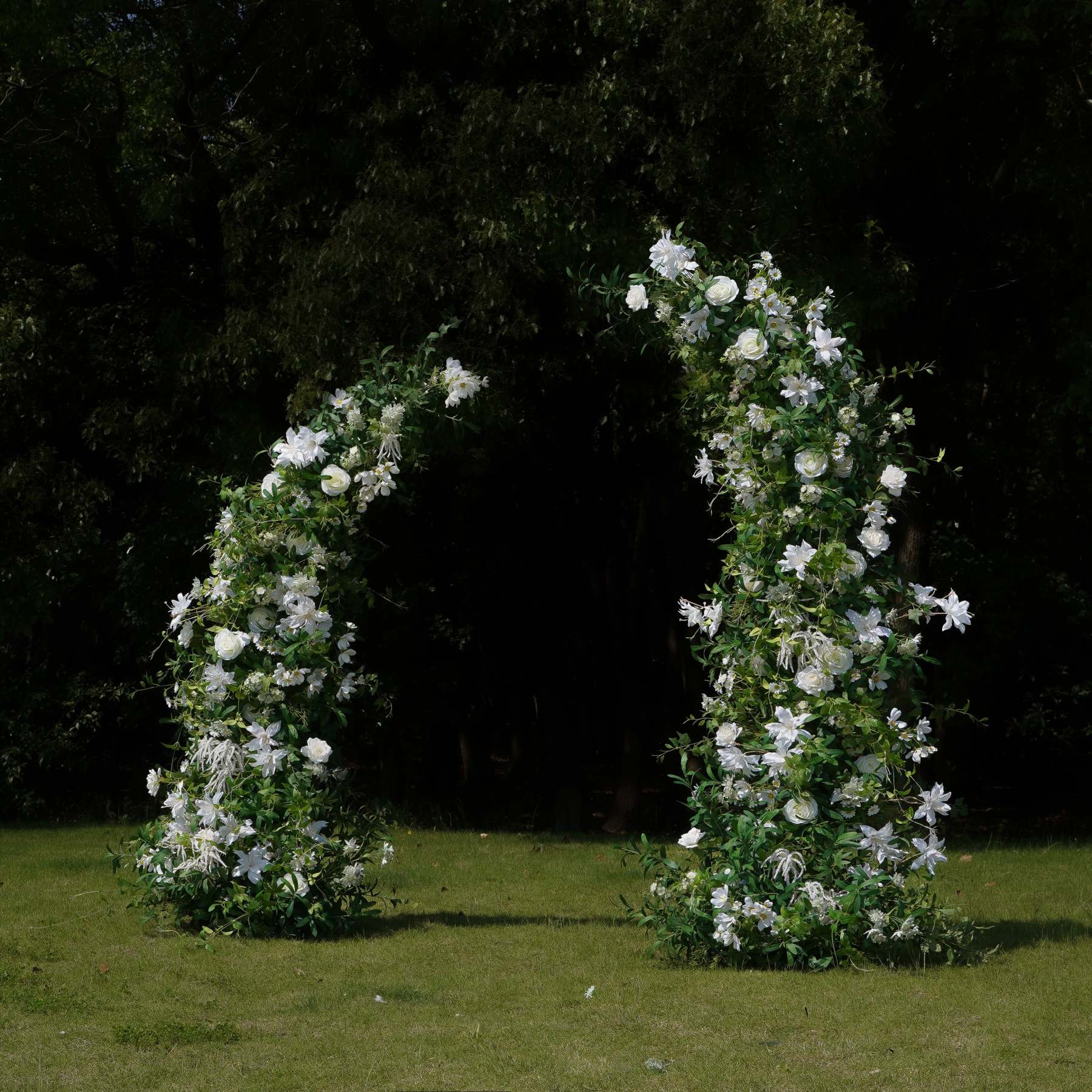 Willow：flower arch:2025 New Wedding Party Background Floral Arch Decoration