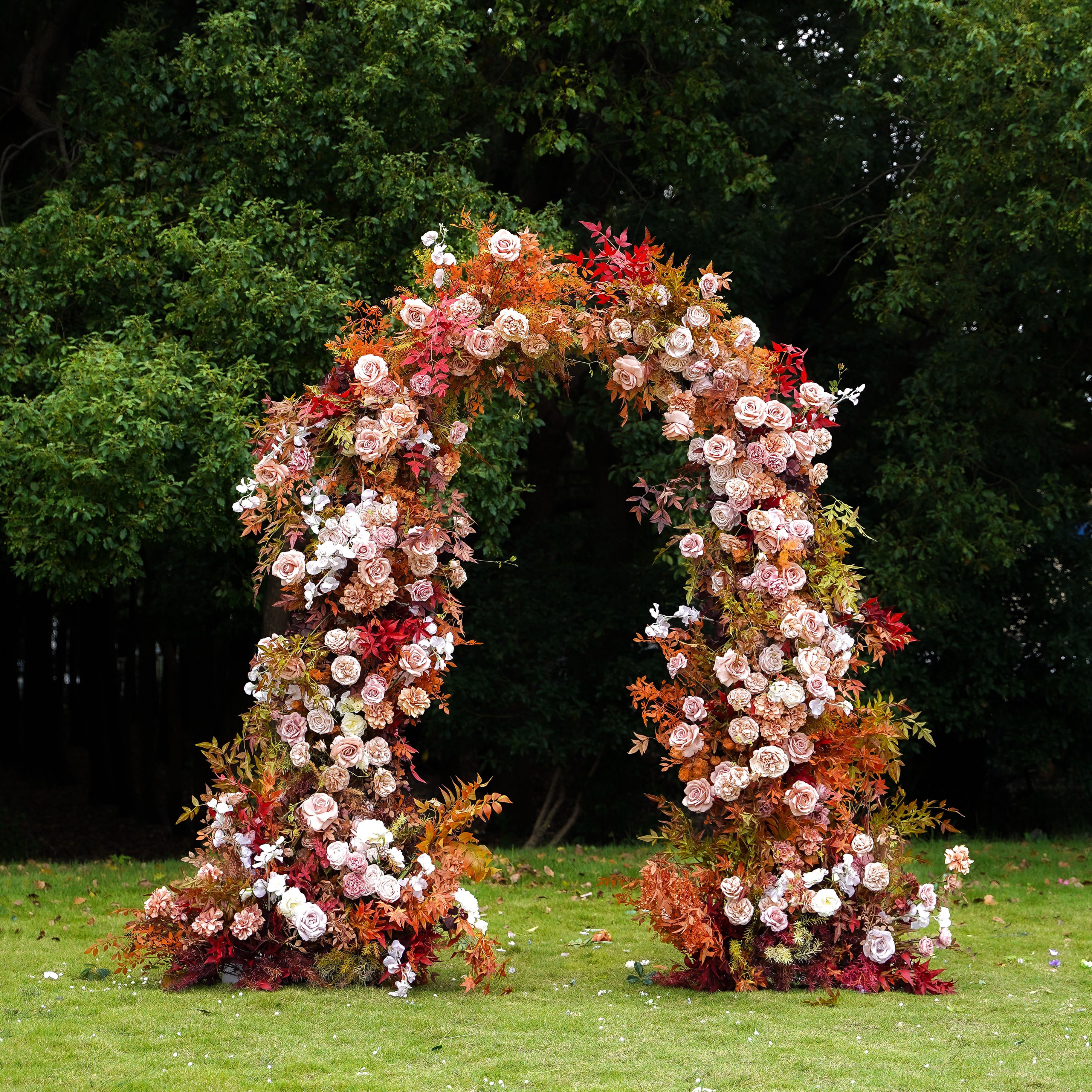 Liam：2025 New Wedding Party Background Floral Arch Decoration