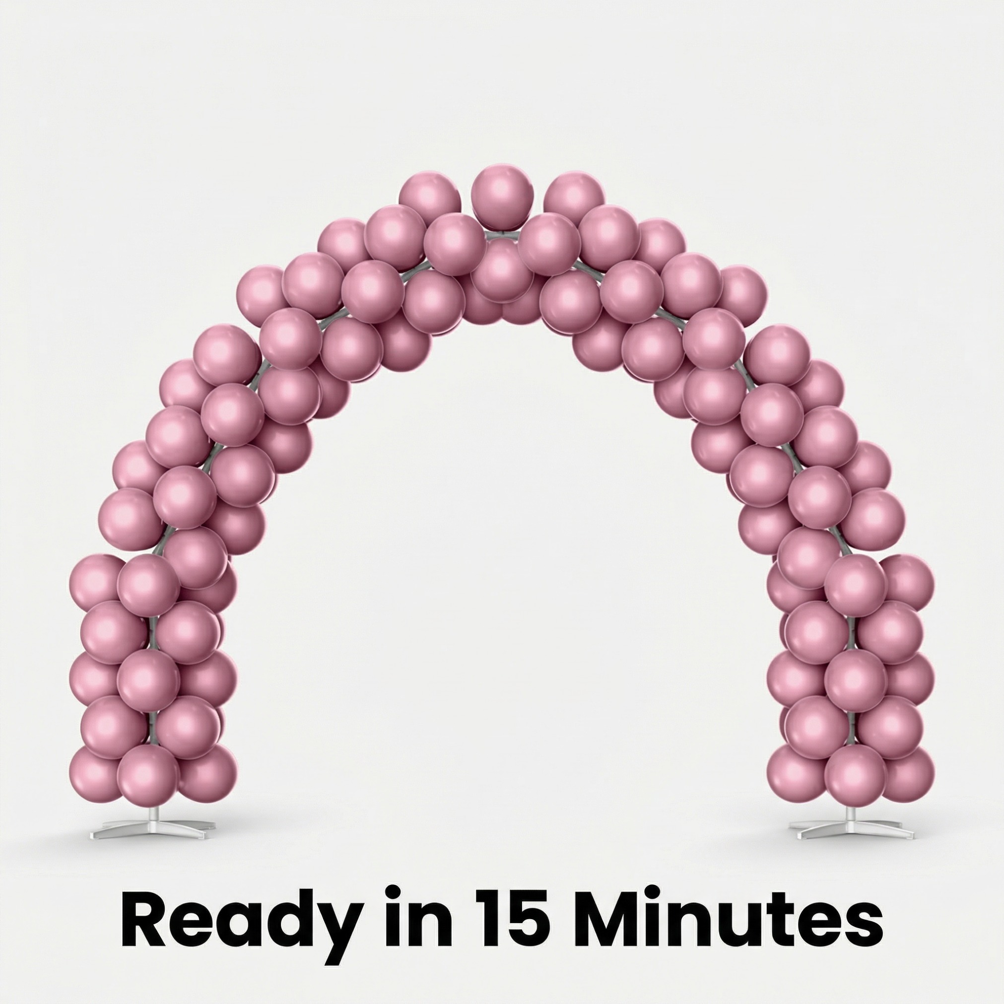 Soft Mist Dusty Pink Balloon Arch Kit