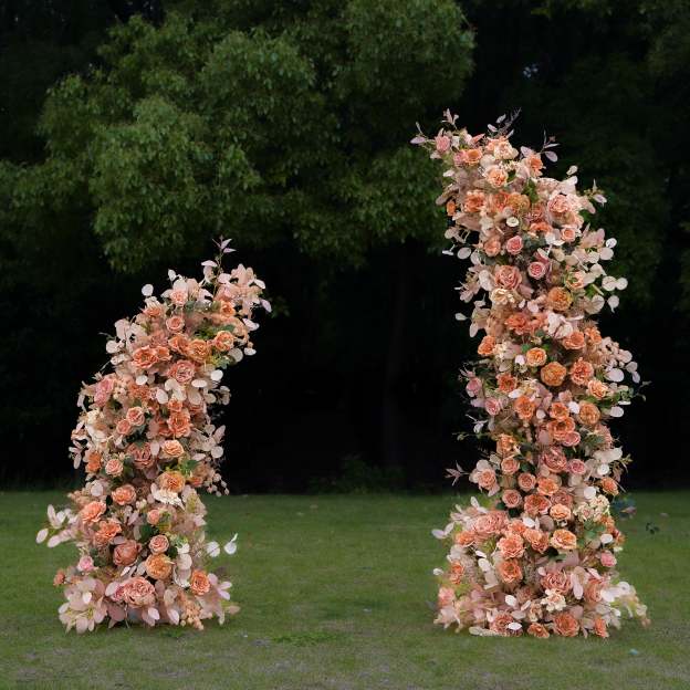 2025 New Wedding Party Background Floral Arch Decoration -R096