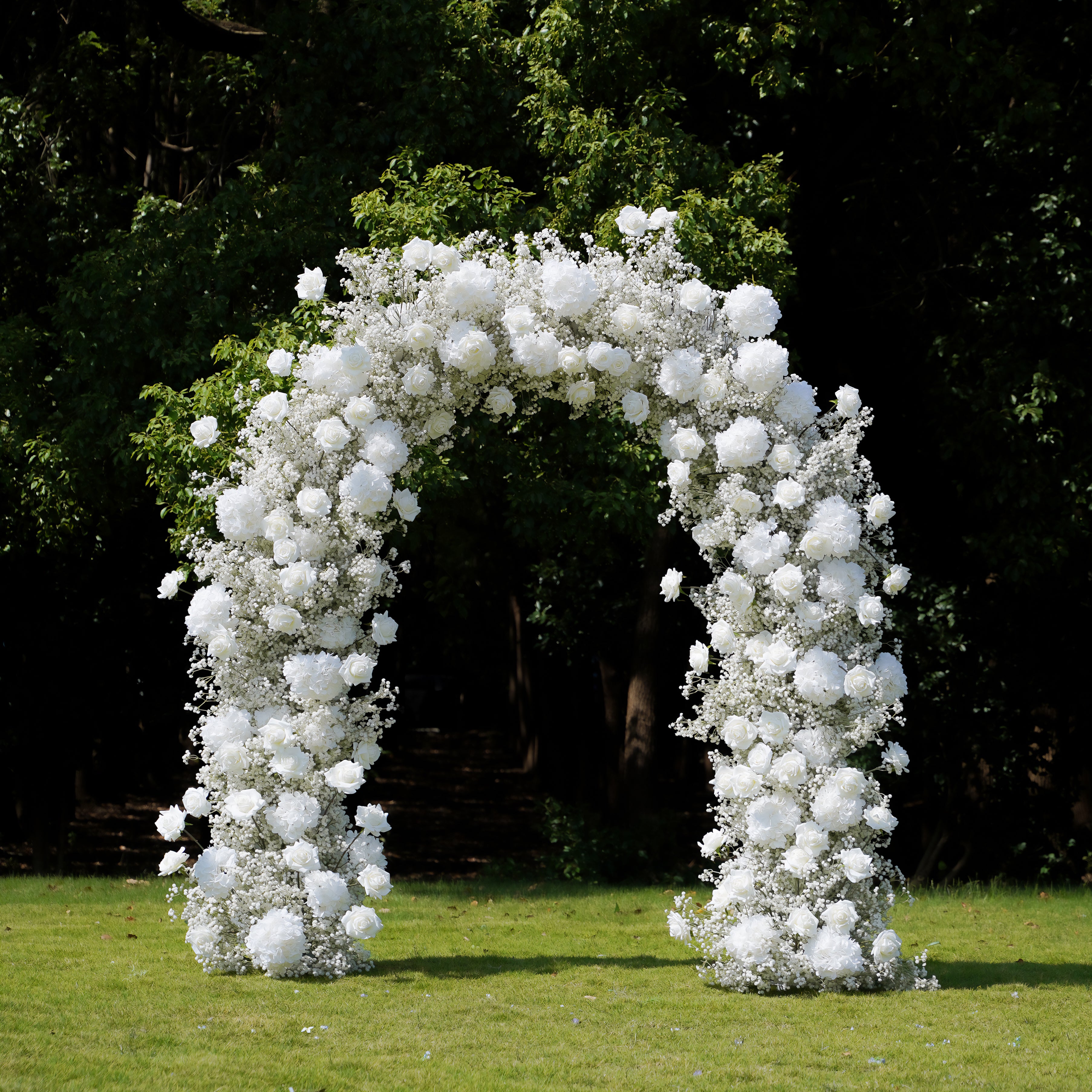 Colee：2025 New Wedding Party Background Floral Arch Decoration