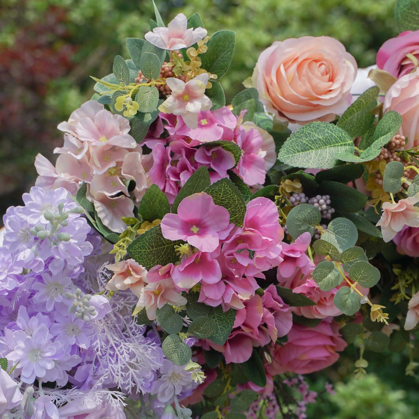 Bridget：2025 New Wedding Party Background Floral Arch Decoration