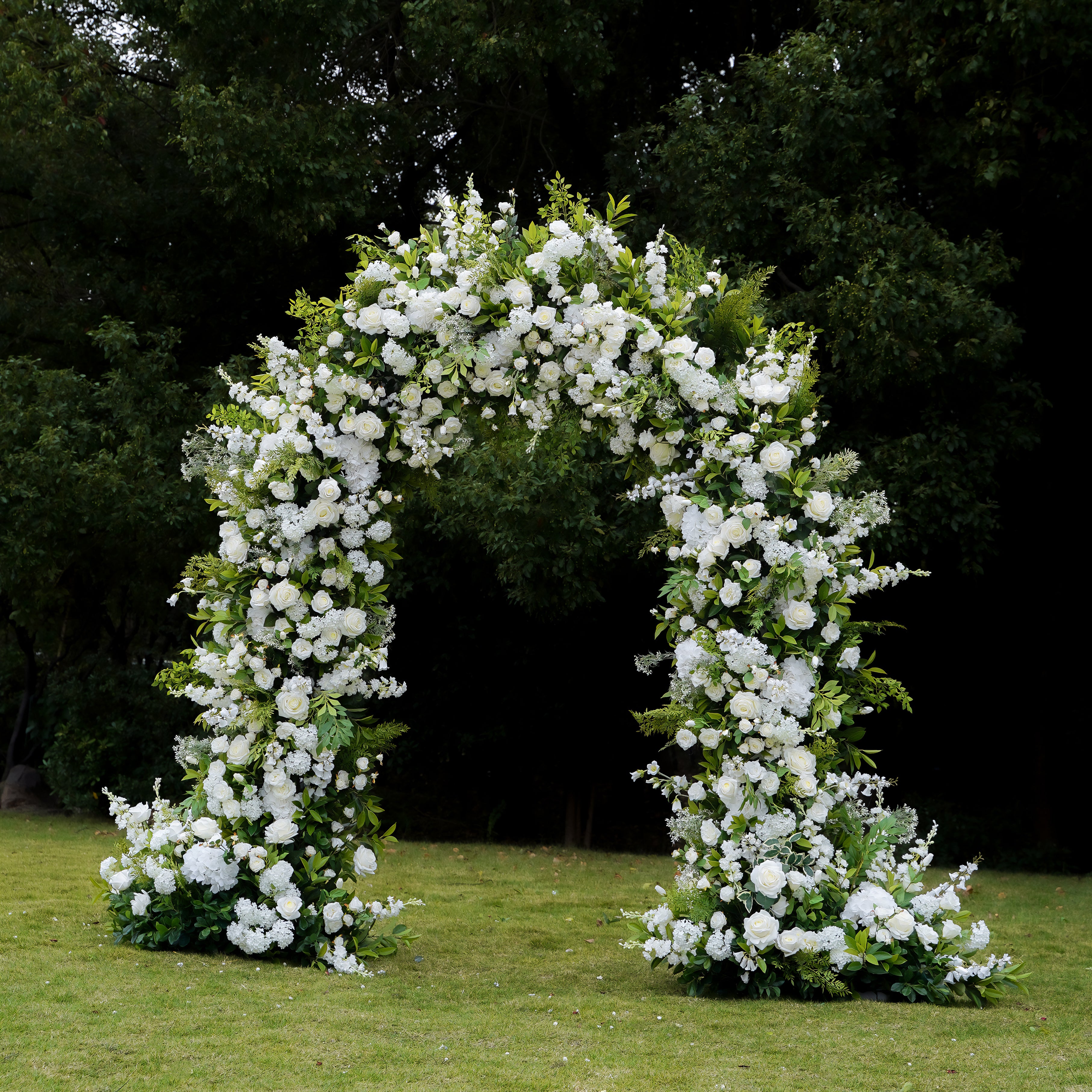 2025 New Wedding Party Background Floral Arch Decoration  -R865