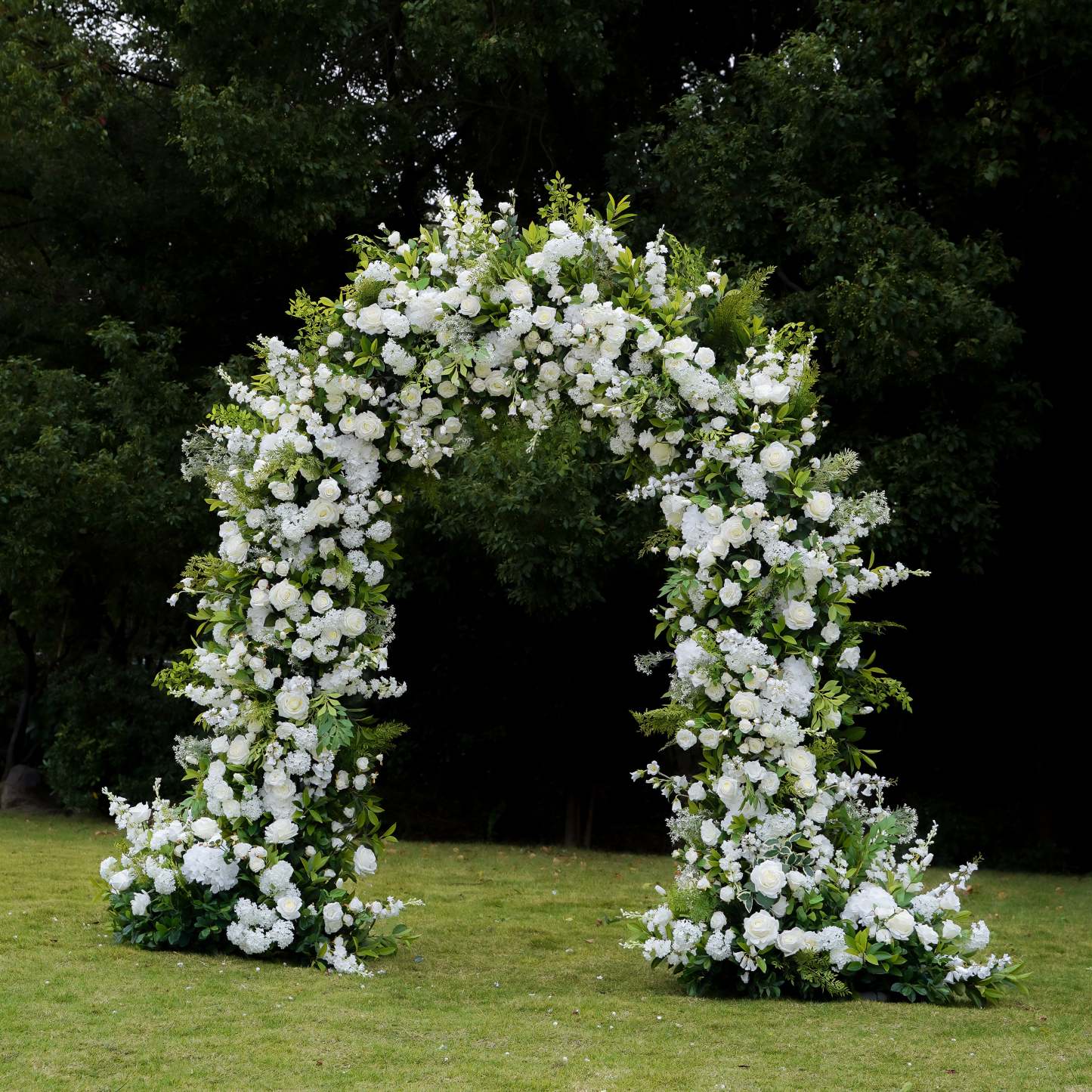2025 New Wedding Party Background Floral Arch Decoration  -R865