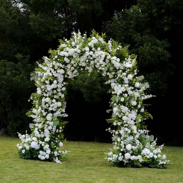 2025 New Wedding Party Background Floral Arch Decoration  -R865