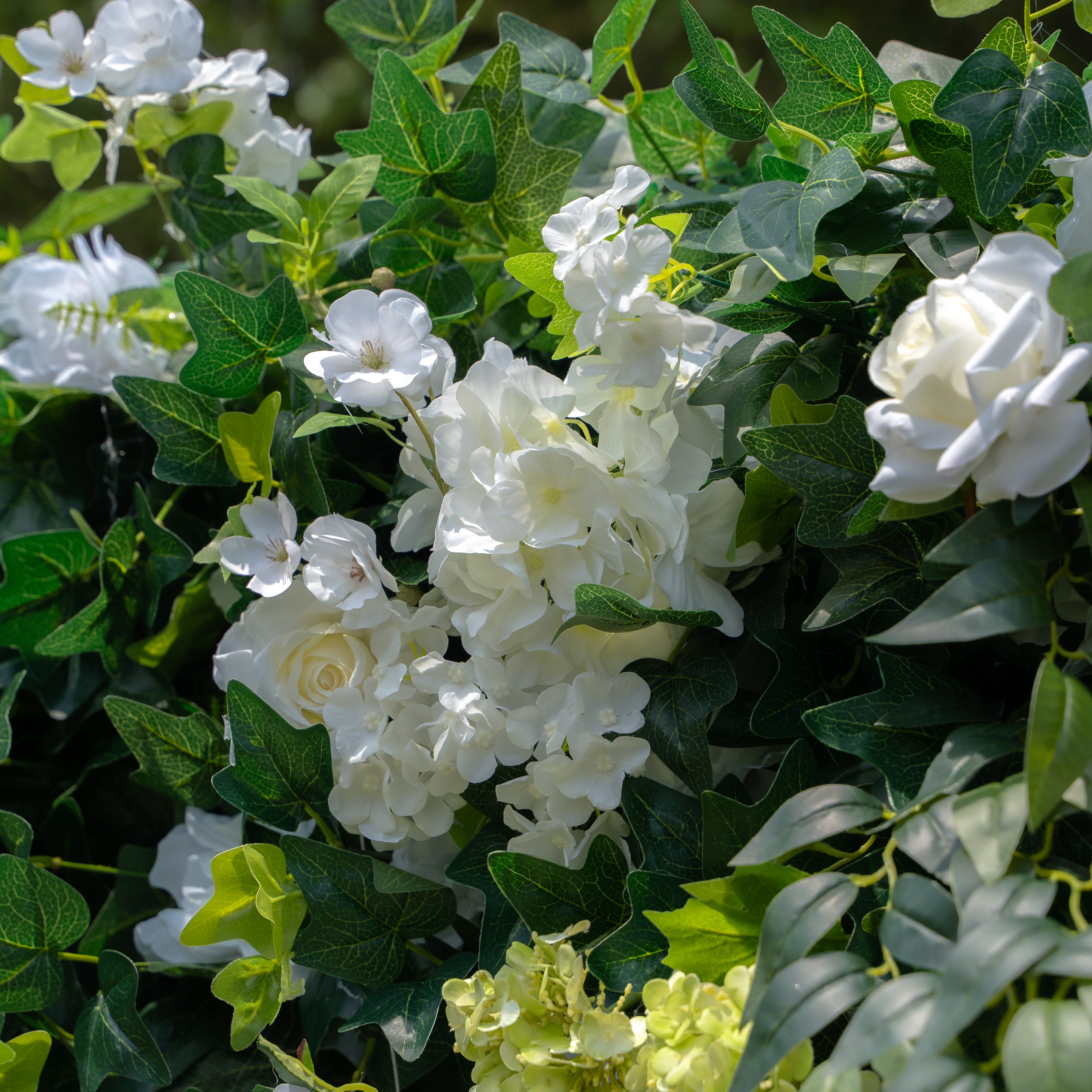 Parker：5D Fabric Artificial rolling up curtain flower wall (Ready to ship-Only USA)