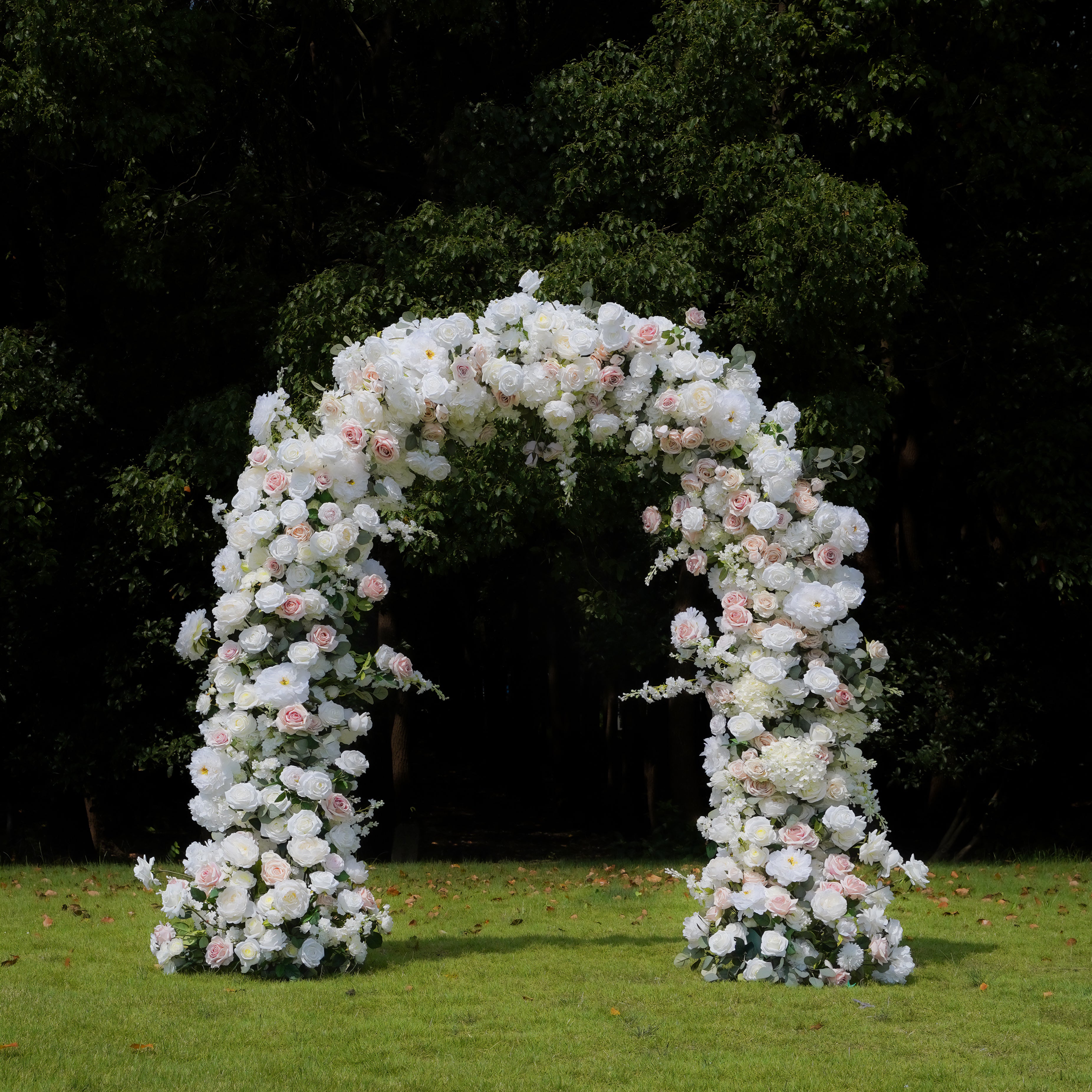 Noni：2025 New Wedding Party Background Floral Arch Decoration include Framet