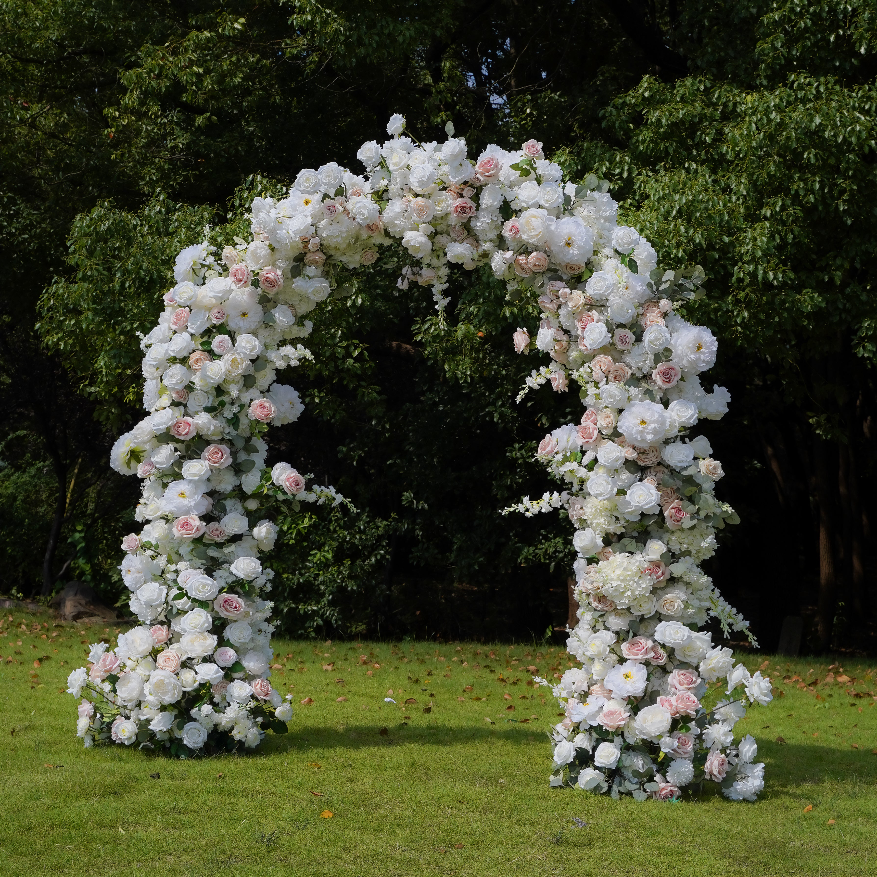 Noni：2025 New Wedding Party Background Floral Arch Decoration include Framet