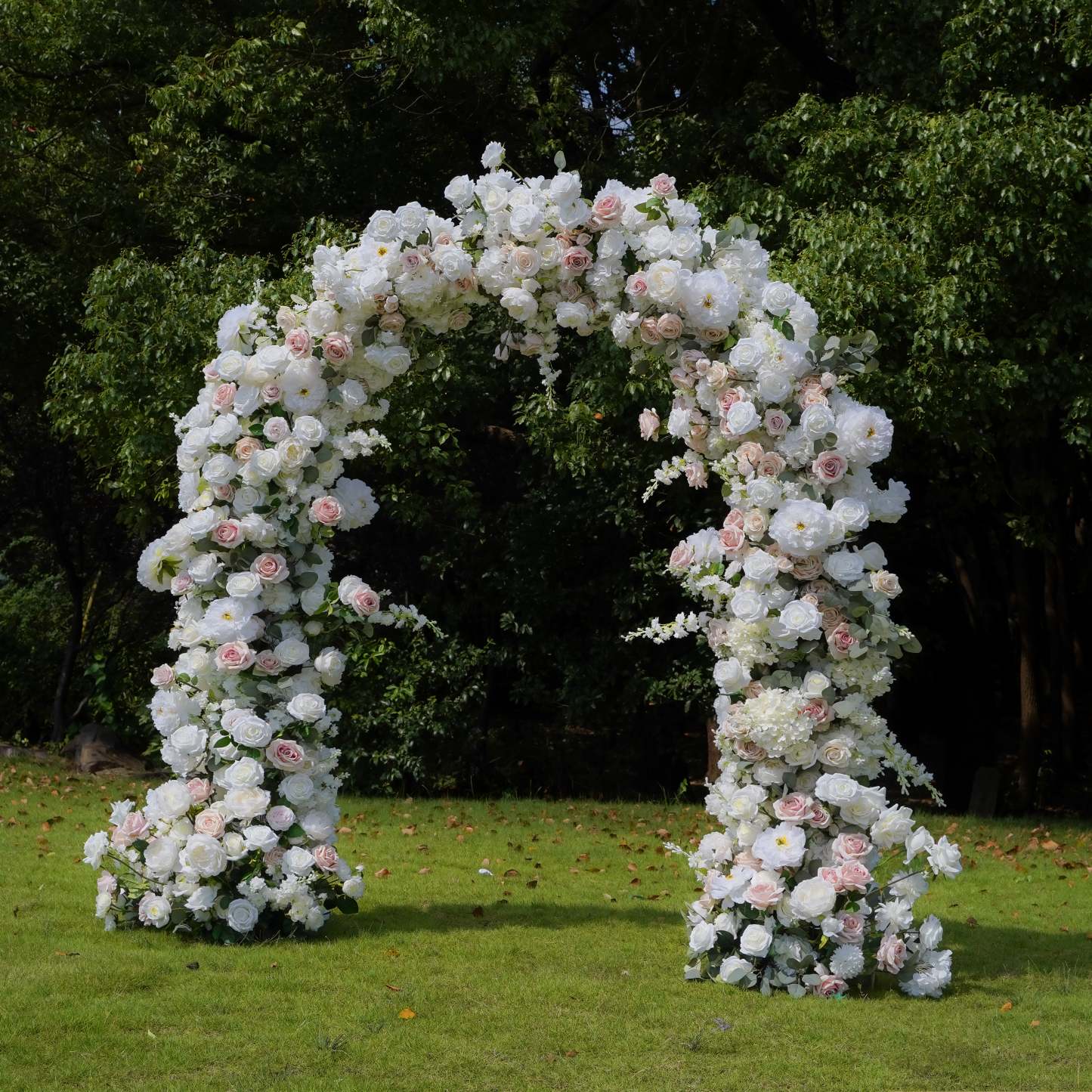 Noni：2025 New Wedding Party Background Floral Arch Decoration include Framet