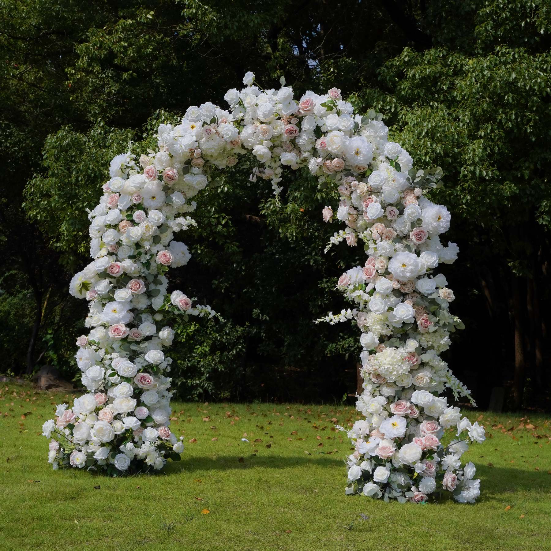 Noni：2025 New Wedding Party Background Floral Arch Decoration include Framet