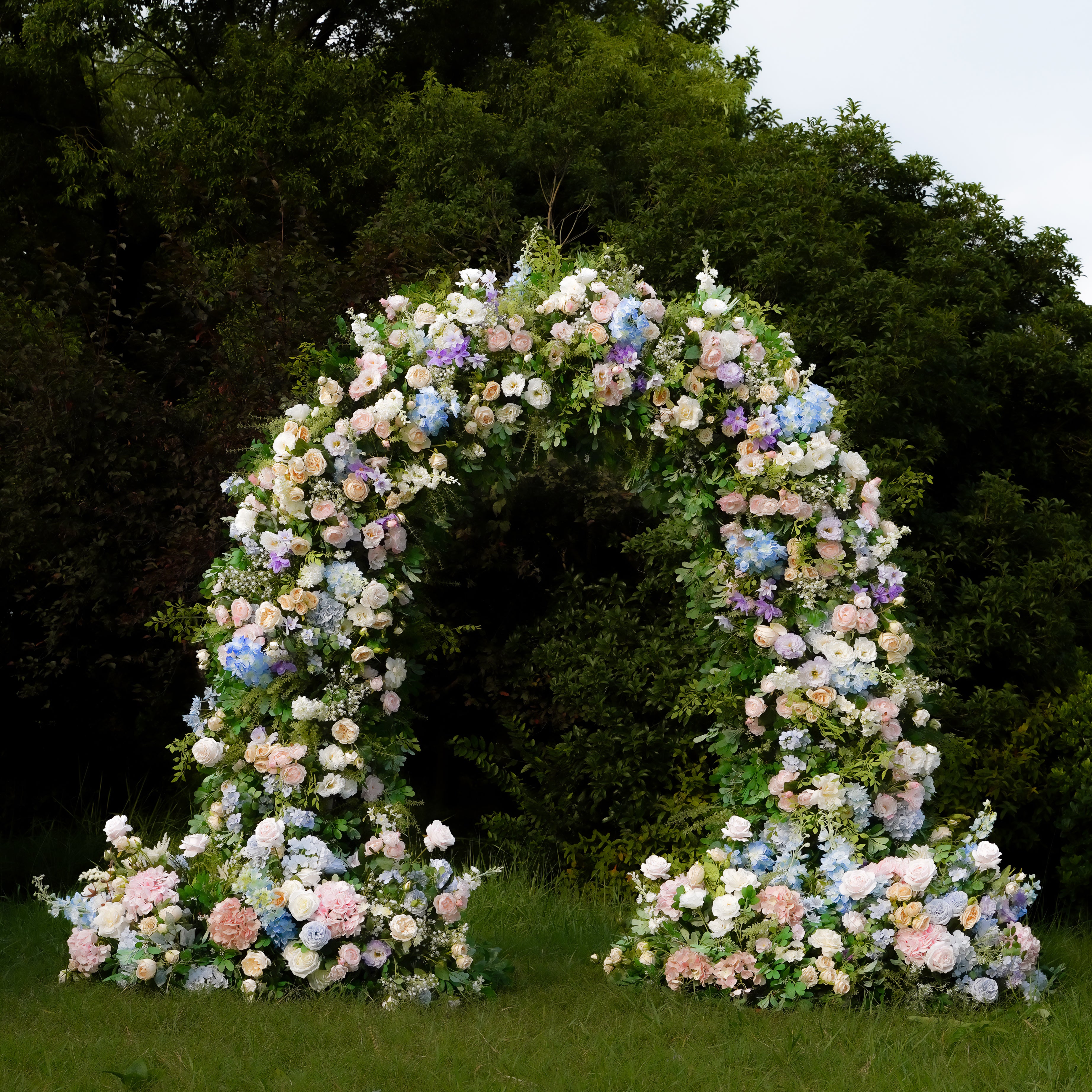 2025 New Wedding Party Background Floral Arch Decoration